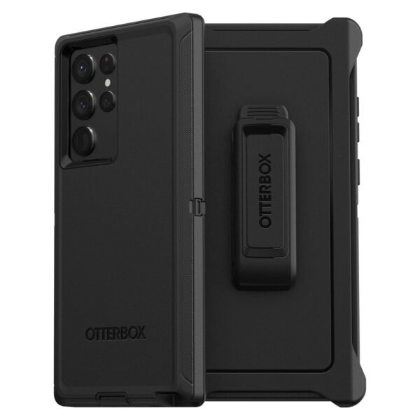 OtterBox Samsung Galaxy S22/S23 Ultra and Note 20 Ultra 5G Defender Series Case – Black