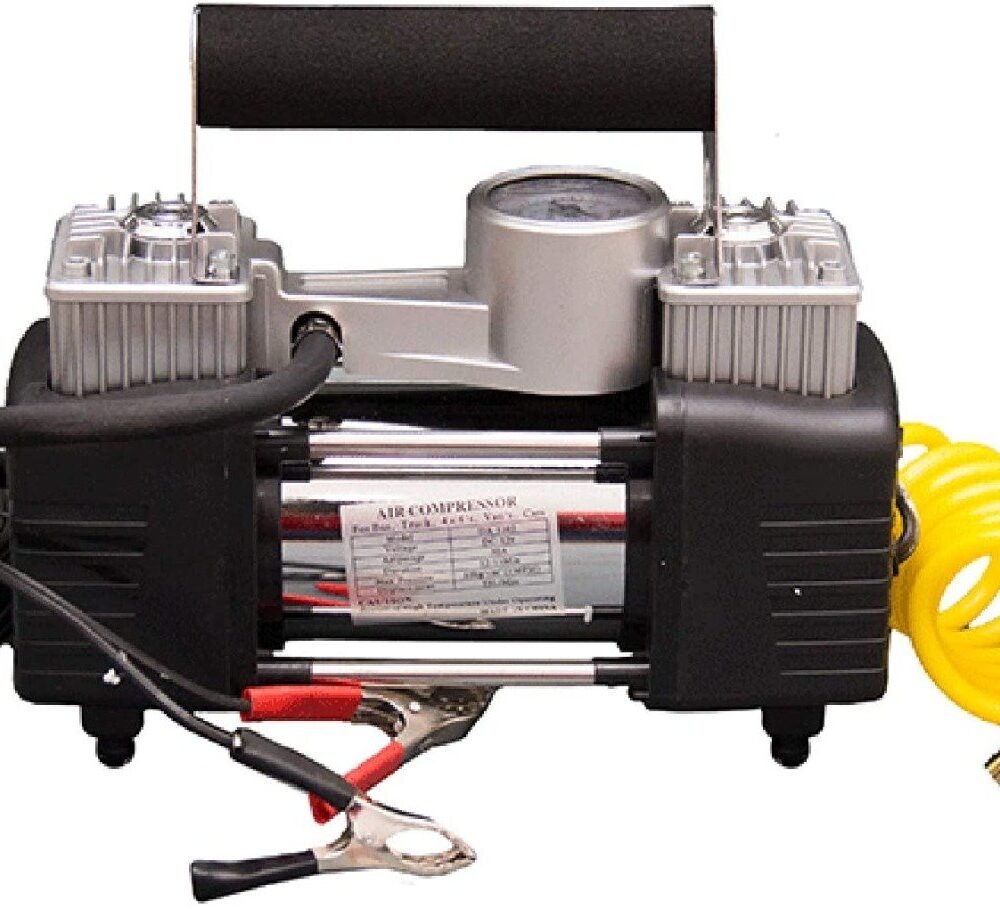 Camel Air Compressor Tire Inflators Tool - 2V Double Cylinder Car inflatable Pump