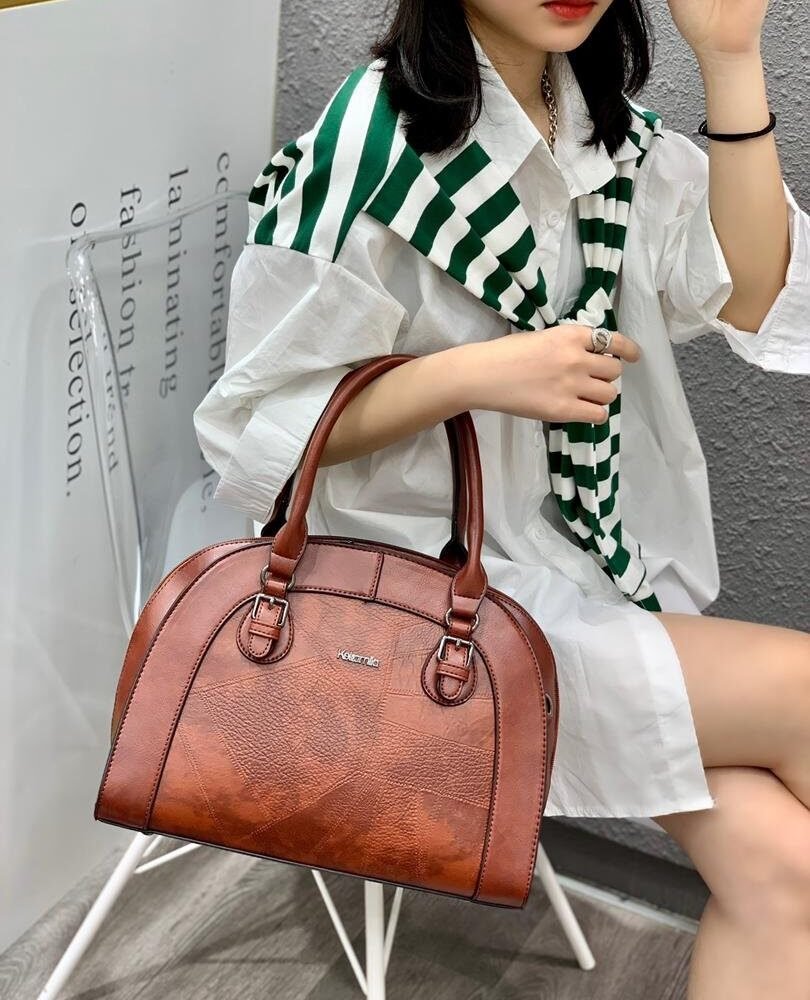 Keira Mila 3-in-1 Faux Leather Ladies Fashion Handbag Set