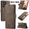 Samsung Galaxy S21/22/23/24 Ultra CaseMe Leather Flip Case - Image 27