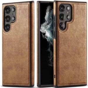 Luxury Premium Retro Leather Back Cover For Samsung Galaxy S23 Ultra & S24 Ultra - Luxury Premium Retro Leather Back Cover For Samsung Galaxy S23 Ultra & S24 Ultra